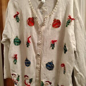 Sparkly Holiday Christmas Sweater